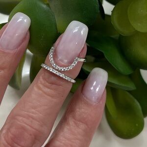 NWOT - Silver Thin Fingertip Nail Ring